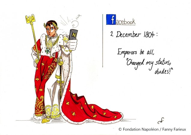 The Emperor changes his Facebook Profil photo