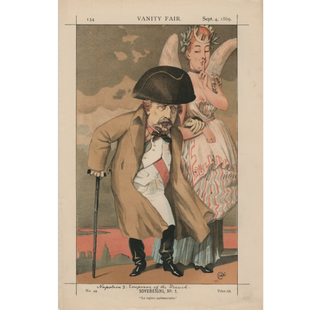 <i>Le régime parlementaire</i> – Caricature de Napoléon III, empereur des Français