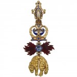 The ‘Order of the Golden Fleece’ medal awarded to the Prince Imperial