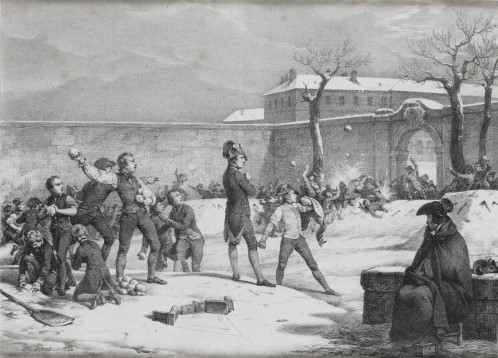 Enfance de Napoléon. Bataille de boules de neige à Brienne <br>© RMN-GP (Gérard Blot) / musée de la maison Bonaparte, Ajaccio