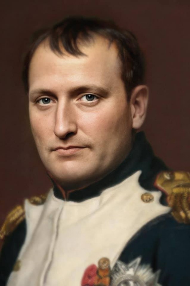 An artist’s impression of Napoleon produced using a neural network (May 2020)