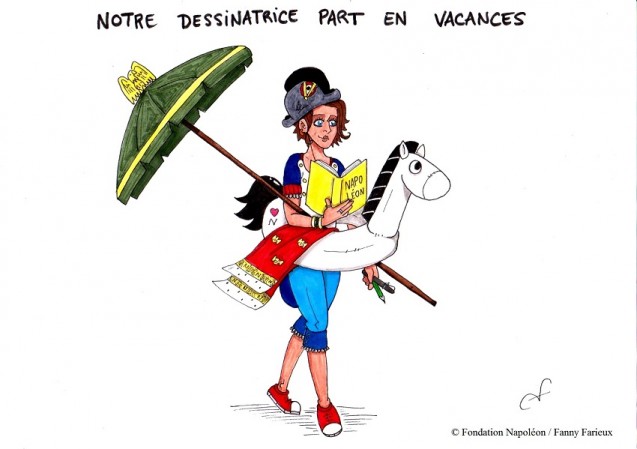 Série [Sourions avec Napoléon] : 27. Vacances de la dessinatrice