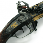Fusil de chasse de Napoléon, signé Jean Le Page (détail)