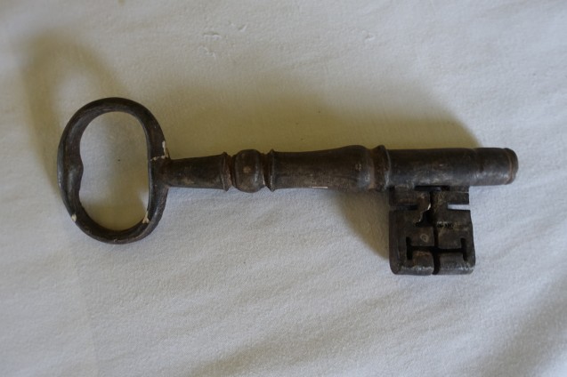 Moulage de la clé du portail d'entrée de Longwood House © Michel Dancoisne-Martineau
