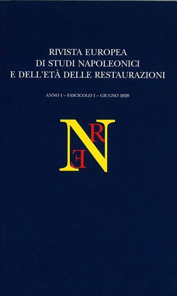 <i>Revue européenne d’études napoléoniennes et de l’âge des restaurations</i> n°1 – Juin 2020