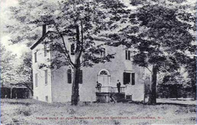 Pavillon du gardien, seul bâtiment subsistant de l'époque de joseph Bonaparte à Point Breeze, New Jersey © westjerseyhistory.org