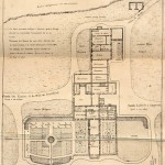 Plan de la maison de Longwood en 1821 au moment de la mort de Napoléon