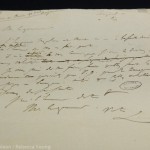 Draft of announcement to Governor Lowe of Napoleon’s death made a few days earlier