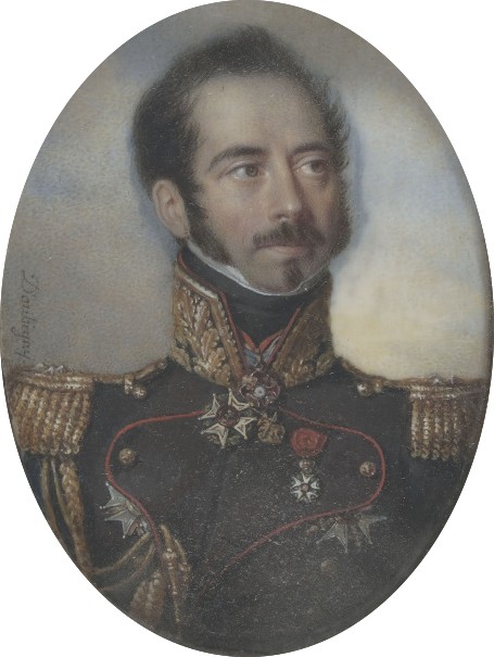 Général baron Gaspard Gourgaud, anonyme © Musée Napoléon de l'Île d'Aix