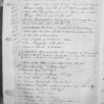 Page from burial register 1820-1831, St Helena, parish of St James, with the record of the Emperor’s inhumation