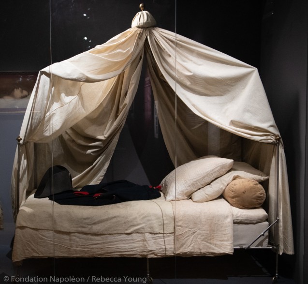 The camp-bed in which Napoleon died