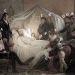 Who was present at Napoleon’s death?