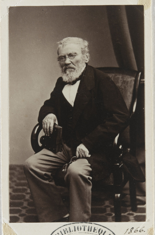 Portrait de Claude François Denecourt (1788-1875), 1866 © RMN-Grand Palais / Gérard Blot, Fontainebleau, bibliothèque municipale