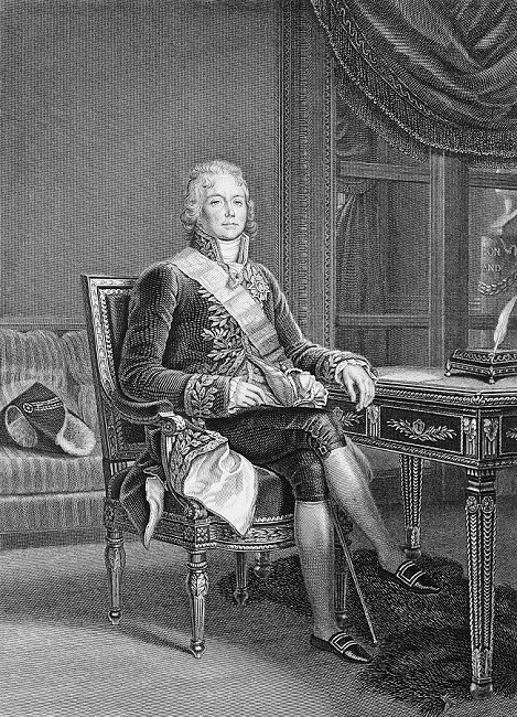 LPY11A00_173 -Charles-Maurice de Talleyrand-Périgord (1792-1838), gravure par Tony Goutière d'après un dessin de Massar, 1861. © Fondation Napoléon, bibliothèque Martial Lapeyre