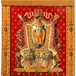 The Great French Imperial Coat of Arms, door hanging for the Emperor’s “grand cabinet” at the Palais des Tuileries