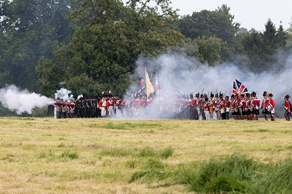 Living History weekend at Hole Park, Kent