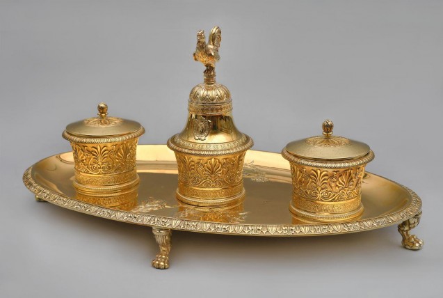 A ceremonial inkstand for Napoleon’s “Grand Cabinet” at the Palais des Tuileries