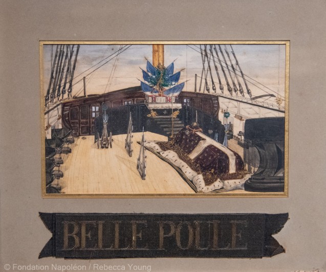Napoleon’s coffin on the deck of “Belle-Poule”, 16 October 1840