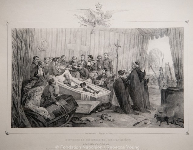 Opening of Napoleon’s tomb, 16 [sic] oct 1841