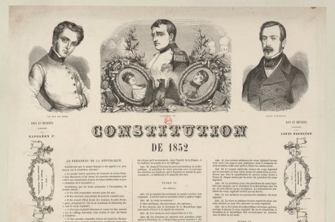 Constitution du Second Empire, 1852 © BNF Gallica