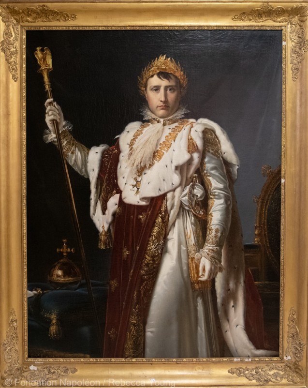 A portrait of the Emperor in his “grand habillement du Sacre” [grand coronation robes]