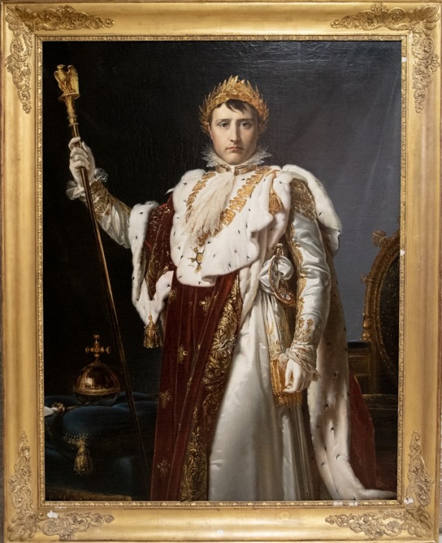 Portrait de l’Empereur Napoléon Ier en costume de sacre