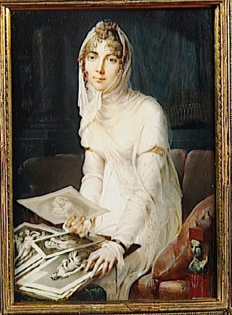 Portrait de Marie Victoire Jaquotot, assise sur un divan, Charles-Etienne Leguay © RMN-Grand Palais (musée du Louvre) / Gérard Blot