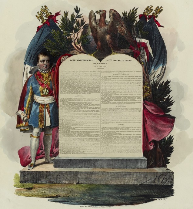 Document > Acte additionnel aux Constitutions de l’Empire du 22 avril 1815