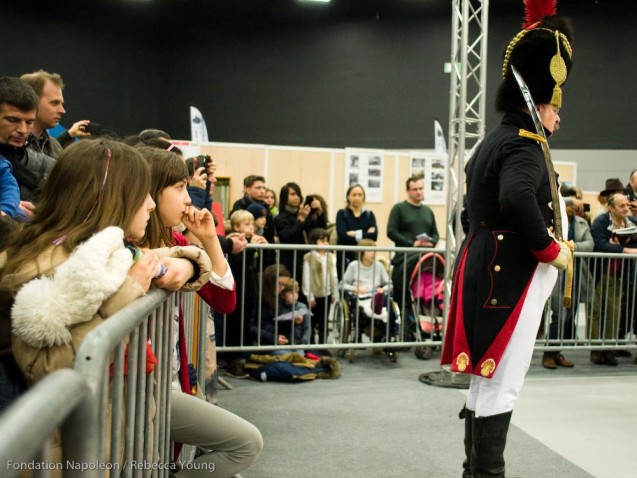 En 2018, Rebecca Young, web éditrice à la Fondation Napoléon assistait au Festival Historia - Vivez l'Histoire à Strasbourg © Fondation 