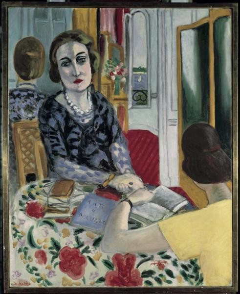 Portrait d'Eva Gourgaud par Henri Matisse en 1923 © Centre Pompidou