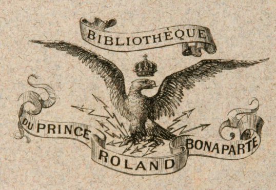 Ouvrage de la bibliothèque du prince Roland Bonaparte © DR