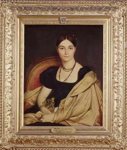 Portrait de Mme Duvauçay, par JD Ingres, 1807, coll. Musée Condé Château de Chantilly. Photo (C) RMN-Grand Palais (domaine de Chantilly) / Harry Bréjat