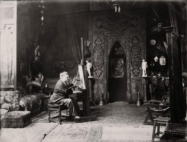 Eugène-Paul Dieudonné dans son atelier, par Edmond Bénard /© Photo12