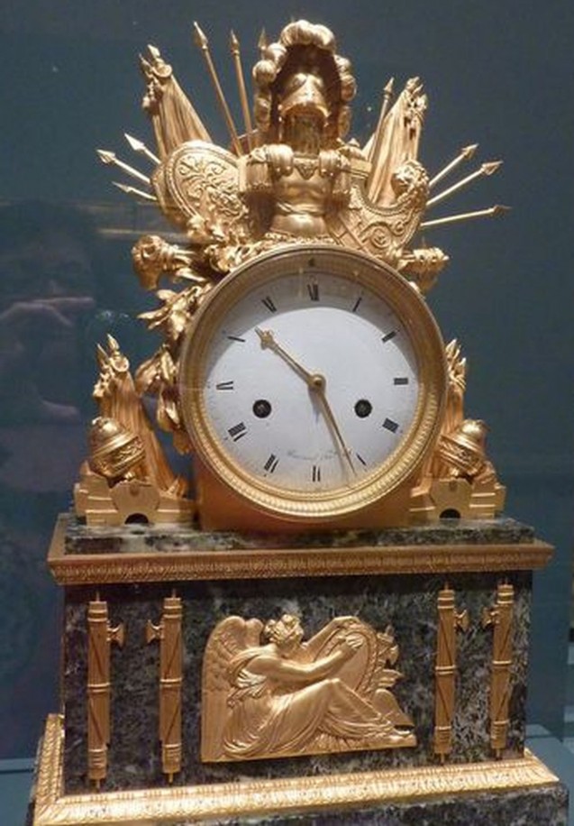 Grand encrier à l'effigie de Napoléon Bonaparte – Pendule ancienne