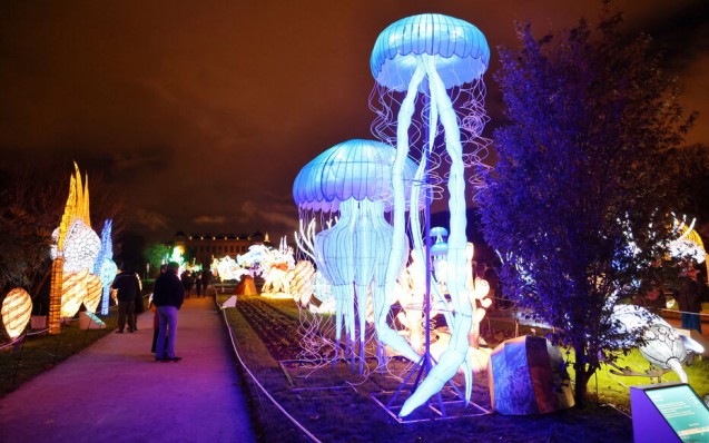 © Grandes structures illuminées hiver 2021 au jardin des Plantes © Le Parisien/Jean-Baptiste Quentin