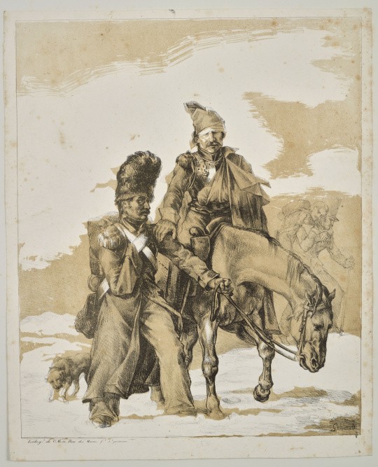Retour de Russie, Théodore Géricault © Musée Condé, Chantilly