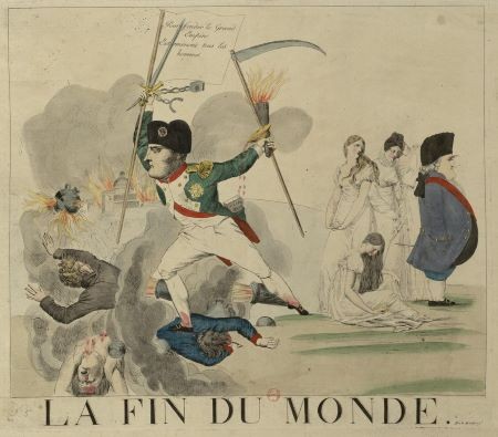 Une caricature contre Napoléon et Cambacérès : « La fin du monde »