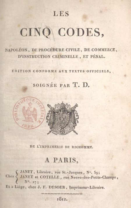 Le code de procédure civile et la poursuite de la remise en ordre du droit français