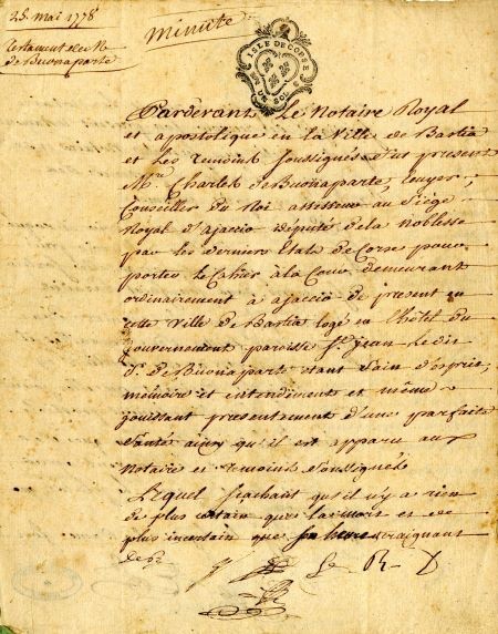 Testament de Charles Bonaparte