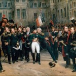 Les adieux de Fontainebleau à la vieille Garde, 20 avril 1814