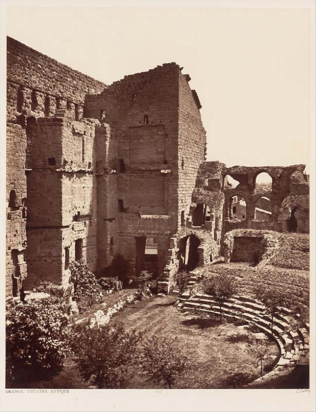 « Orange, Théâtre antique », vers 1861